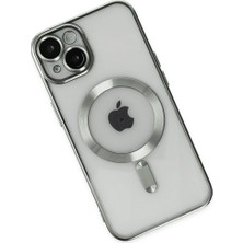 Kap Kaç iPhone 14 Kılıf Kross Magneticsafe Kapak - Gümüş