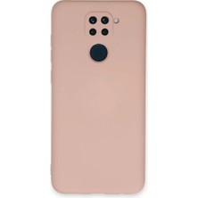 Renas Store Xiaomi Redmi Note 9 Kılıf Nano Içi Kadife Silikon - Pudra