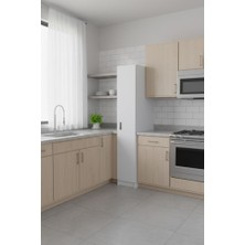 Haus Modüler Mocha 4 Erzak,kiler,mutfak Dolabı Çok Amaçlı Dolap