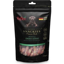 Bezos Snackies Natural Brokolili Ördek Göğsü Tahılsız Köpek Ödül Çubuğu 170 gr
