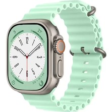 Renas Store Newface Apple Watch 42MM Ocean Kordon - Açık Yeşil