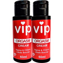 TeknoKapsül Vip Vajinaclitoris Libidocream 2 Adet Kadınlar Için Vajinaveklitoris Zevkarttırıcı Krem 60 ml