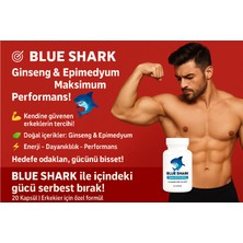 Kap Kaç Blue Shark Erkeklere Özel 20 Li Takviye | Ginseng & Epimediyum Içerikli
