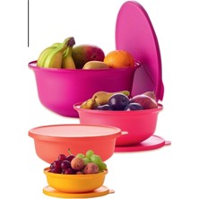 Tupperware Aloha Saklama Kabı 4'lü Set 4.5 Lt • 2 Lt • 1 Lt • 450 ml