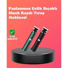 Renas Store Paslanmaz Çelik Bıçaklı Sinek Kaydı Tıraş Makinesi Uzun Ömürlü
