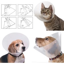 Renas Store Kedi Köpek Elizabet Yakalığı 10 Cm/15-17 cm