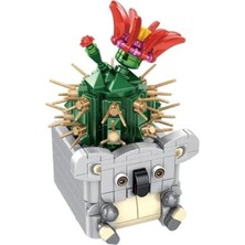 Renas Store P655014 Hayvan Saksıları Buket Setleri Koala 297 Parça Block Otyuncak