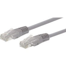 Uranium Uranıum Cat6 Utp Lszh Patch Cord 26AWG 250MHZ 0.30M Gri Renk