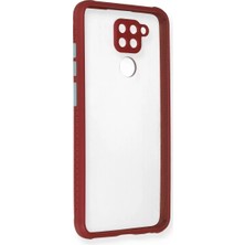 Renas Store Newface Xiaomi Redmi Note 9 Kılıf Miami Şeffaf Silikon - Fuşya