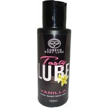 TeknoKapsül Cobeco Vanilla Tasty Lube & Body Massage Oil Vanilya Aromalı  100ML ve Vücut Masaj Yağı 100ML Set