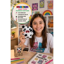 Toyfest Fuggler Baby Fugg Screech Peluş Oyuncak Siyah Beyaz Koleksiyon Figürü Lisanslı 8 cm