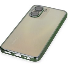 Kap Kaç Y16 Kılıf Razer Lensli Silikon - Yeşil