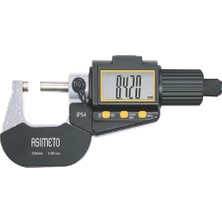 Asimeto 100-125MX0.001 IP54 Dijital Dış Çap Mikrometre