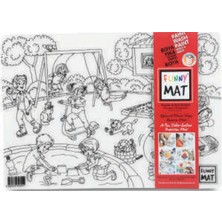 Renas Store Funny Mat - Prenses ve Oyun Bahçesi 25 x 35 cm