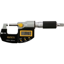 Asimeto 0-25MMX0.001 IP65 Dijital Dış Çap Mikrometre