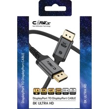 MarkEntegra Alüminyum Gövdeli 8k UHD Displayport, Yüksek Hızda Veri Iletimi ve Geniş Uyumluluk