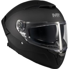 Kask mt FF18SV Thunder 4 Sv Pure A1 Mat Siyah Full Face