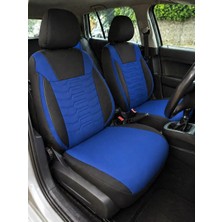 Yıldız Oto Koltuk Kılıfı Nissan 370Z Uyumlu Mavi Pamuklu Kumaş Full Ortopedik Oto  Koltuk Kılıfı (Tam Takım Ön Arka )