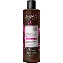 Hepta Collection Urban Care Argan Oil & Keratin Besleyici ve Kırılma Karşıtı Saç Bakım Şampuanı, 350 Mililitre, Vegan