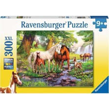 Bg Store 300 Parça Puzzle Nehirde Atlar