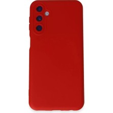 Renas Store Samsung Galaxy M14 5g Kılıf Nano Içi Kadife Silikon - Kırmızı