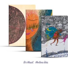 Renas Store Üçlü Çizgisiz Defter Seti: Bir Masal: Mevlâna Idris