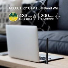 MarkEntegra Wi-Fi 5 USB Adaptör, AC600 Mbps Hız ve 5dbi Anten ile Yüksek Performans