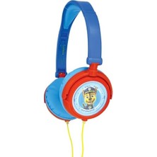 Bg Store Paw Patrol Chase Kulaklık, Sınırlı Ses Gücü, Katlanabilir ve Ayarlanabilir, Mavi/kırmızı, HP015PA