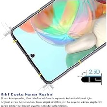 Bg Store Galaxy A35 Uyumlu Ekran Koruyucu Screen Protector Tempered Glass Kristal NETLIĞINDE%100 Hd Görüntü, Yüksek Kalite Temperli Kırılmaz Cam