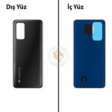 Arsking Xiaomi Mi 10T Kozmik Siyah Arka Pil Kapağı Batarya Kapağı Lazer Kesim Back Cover