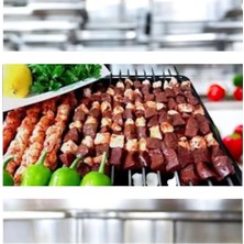Gardening 10'lu Şiş Ciğer Kebap Şişi Kuşbaşı Şişi