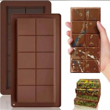 Renas Store Meşhur Dubai Sı Kalıbı  - Büyük Tablet  Mum Kek Kalıbı Pasta Kalıbı