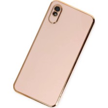 Renas Store Newface Xiaomi Redmi 9A Kılıf Volet Silikon - Pembe