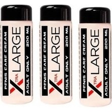 Kap Kaç X-Tra Large  Erkeklere Özel Boyutlandırıcı X-Large Krem 125 ml x 3