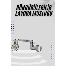 Astraltech Dönebilen Musluk Başlığı Akrobat Mutfak Banyo Musluk Ucu Başlığı Oynar Başlıklı