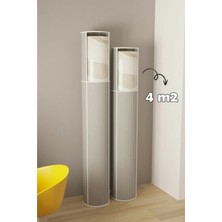 Uravas Store Hava Geçiren Pvc Pencereli , Kapasiteli, Toz ve Nem Koruyucu Halı Kılıfı Hurcu – 4 M²
