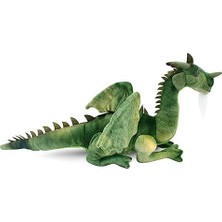 Bg Store Animals Of The World Ejderha Peluş Oyuncak, Yeşil, 36CM