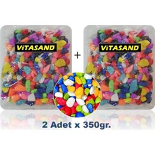 Vitasand Çakıl Taşı Karışık Renkli 350 gram X 2 Paket
