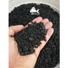 Atılım Akvaryum Siyah Akvaryum Bitki Kumu 1 KG 4-5mm