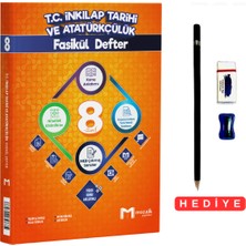 Mozaik Yayınları 8.sınıf T.c. Inkılap Tarihi ve Atatürkçülük  Fasikül Defter Kalem Seti Hediyeli