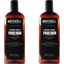 TeknoKapsül Belirtilmemiş Brickell Saç, Sakal Beyazlık Giderici Erkekler Üzerinde Etkili 237 ml x 2 Adet