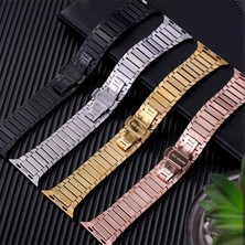 Renas Store Newface Apple Watch 42MM KR416 Huks Kordon - Siyah