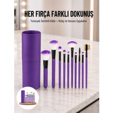 Marsilyan 12 Parça Profesyonel Makyaj Fırçası Far Fırçası Allık Fırçası Yumuşak K? - MCT7581-1687