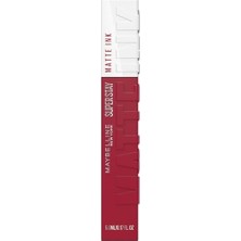 Bg Store New York Super Ink Likit Mat Ruj - 80 Ruler (Kırmızı/pembe)