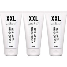 TeknoKapsül Kuşxll Cream 3 Adet Erkeklere Özel Enine-Boyuna-Hacmine Pe.nismasaj Bakımkremi 50 ml