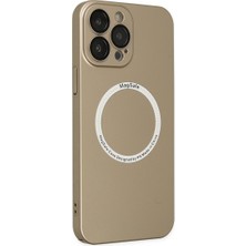 TeknoKapsül iPhone 14 Pro Max Kılıf Jack Magneticsafe Lens Silikon - Gold