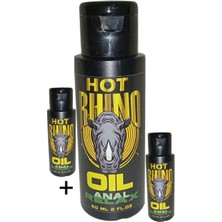 TeknoKapsül Hotrhino Analoil 3 Adet 60 ml Kadın&erkek Analrelax Masaj Yağı