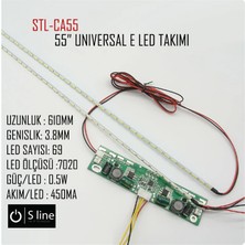 Renas Store Sline 55" Universal E-Led Takımı Sürücü Dahil