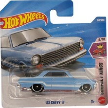 Hot Wheels Tekli Arabalar 63 Chevy Ii - JJK31 (Kisa Kart)