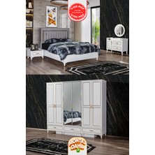 İmbaş Imbaş Papatya Yatak Odası Takımı %100MDF -Bazalı
